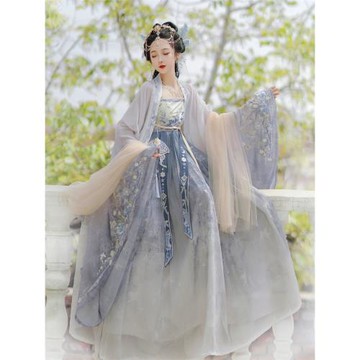 瀟湘幻夜原創訶子裙漢服女2024新款秋季改良重工國風仙氣唐制古裝