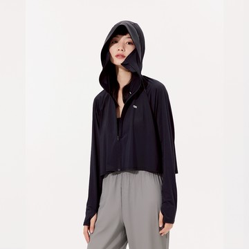 Ohsunny凉感冰絲面料防曬外套夏季戶外抗UV短款寬鬆透氣防紫外線UPF50+