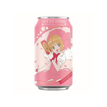 Ocean Bomb氣泡水330ml-蜜桃荔枝風味