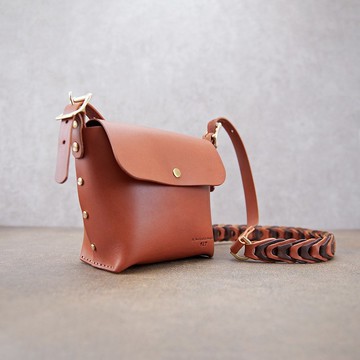 真皮郵差包 線上教學 含材料包 教學影片