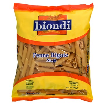 biondi 義大利尖管麵  500g  1包