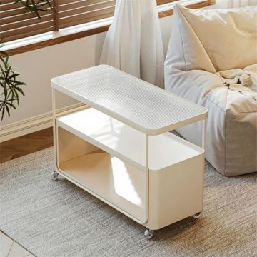 【匠俱】茶几-80*40*55cm(可移動沙發邊几 簡約現代床頭側邊櫃 小茶几 小推車-需DIY)