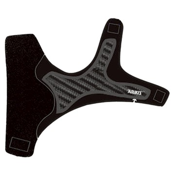 AOLIKES 奧力克斯 超薄透氣碳纖維紋路加壓運動護踝 右腳 7130A  M  黑色 + 灰條紋  1個