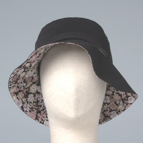 日本進口頭部保護帽(小碎花遮陽款)【D1FM7307】介護衣著/保命防跌/有效緩衝撞擊