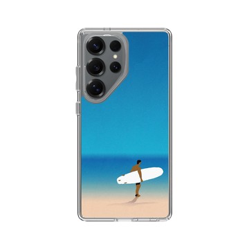 Galaxy S25 Ultra Clear 透明 - 花生騷 WasangShow - 沙灘衝浪人