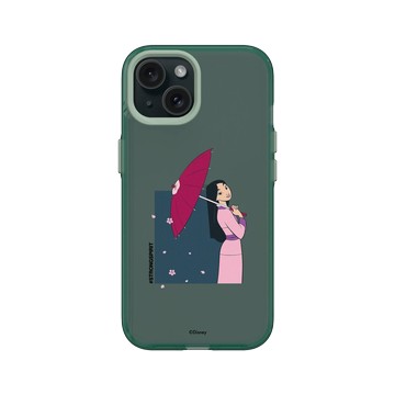 iPhone 15 Clear 憂墨綠 - 迪士尼-公主系列 Disney Princess - 公主專屬系列-花木蘭 木蘭