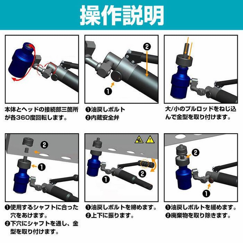 油圧式 ノックアウトパンチャー - その他