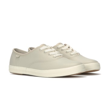 Keds CHAMPION LEATHER 經典品牌皮革休閒鞋 燕麥棕 WH68663