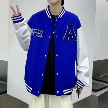 復古棒球服男士 春秋ins潮流學生寬鬆韓版上衣休閒小香風情侶外套