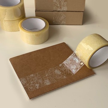 紙箱包裝膠帶 _ 陸蓮花插畫