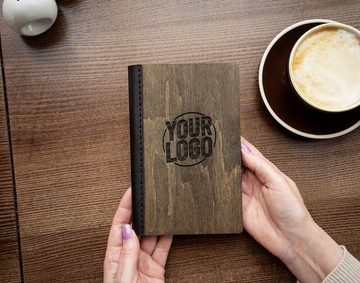 支票夾，木製支票展示器免費雕刻