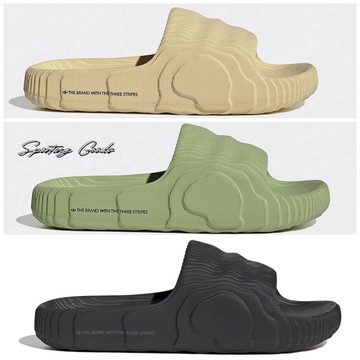 S.G Adidas Adilette 22 GX6945 GX6946 GX6949 再生材質 波浪 厚底 拖鞋 舒適