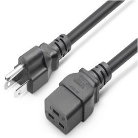 美規三孔品字+C19電源線 1.8M /2.5M/3M長 14AWG / 15A/3*2.08mm平方 (含稅)【佑齊企業 iCmore】