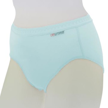 【Swear 思薇爾】柔感棉系列素面中腰三角褲(潔淨藍)