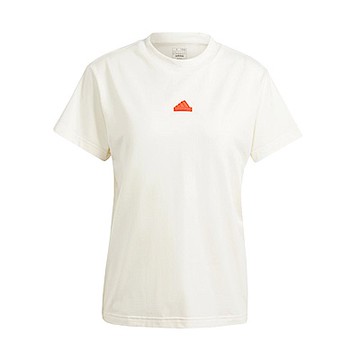 Adidas W Bluv Tee IS4287 女 短袖 上衣 T恤 運動 休閒 基本款 舒適 米白