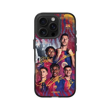 iPhone 16 Pro Clear 酷墨灰 - FC Barcelona - Team 1 Signature Edition