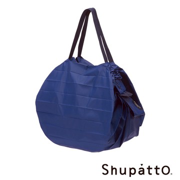 【Shupatto】燈籠型素色秒收環保啪啪包-中-深藍 (SH-S467Y-XXAE1)