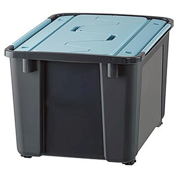 KEYWAY 聯府 雙掀蓋整理箱 55L LX-551  550 x 388 x 333mm  藍色  4個