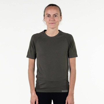 【父親節限時優惠】無縫排汗短袖訓練上衣 (女) - Forest Green Forest Green (L)