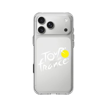 iPhone 17 Pro Max Clear Case（相機按鈕） 透明 - Le Tour de France - TDF Logo