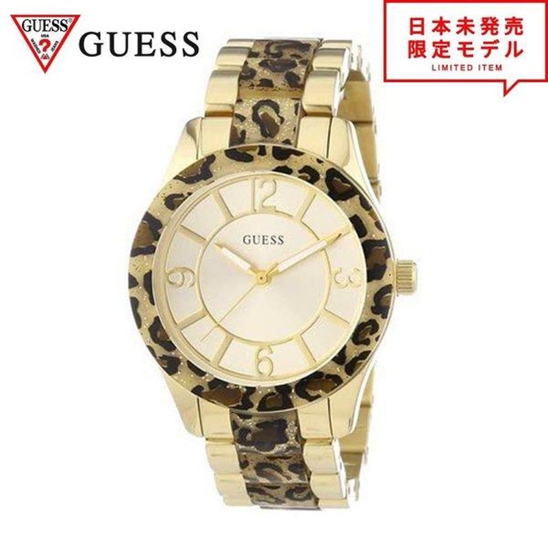 GUESS ゲス レディース 腕時計 リストウォッチ W0014L2 /ゴールド 海外 ...