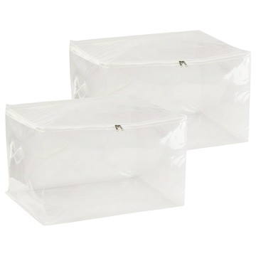 葉子小舖 棉被衣物透明收納袋 XXL 特大號  透明色  2個