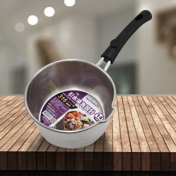 316不鏽鋼引水導角雪平牛奶鍋-14cm-2支入