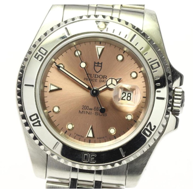 ☆良品【TUDOR】チュードル プリンス デイト ミニサブ 73190 Cal.2671 自動巻き ボーイズ【ev20】