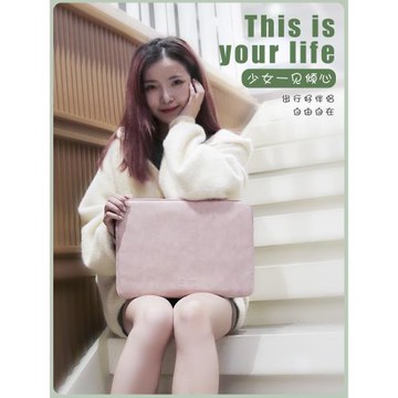 內膽包適用戴爾dell筆記本xps13小新12適用聯想潮7000 5000燃13.3寸電腦包15保護套14女可愛惠普15.6男手提