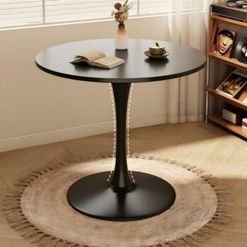 【匠俱】圓桌-寬60cm 中古圓桌 家用中古風休閒餐桌 陽臺咖啡奶茶店桌 多場景適用