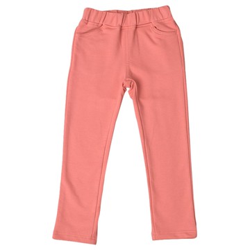 akachan honpo - 10分經典褲-毛圈內裡 一般合身款-粉紅色