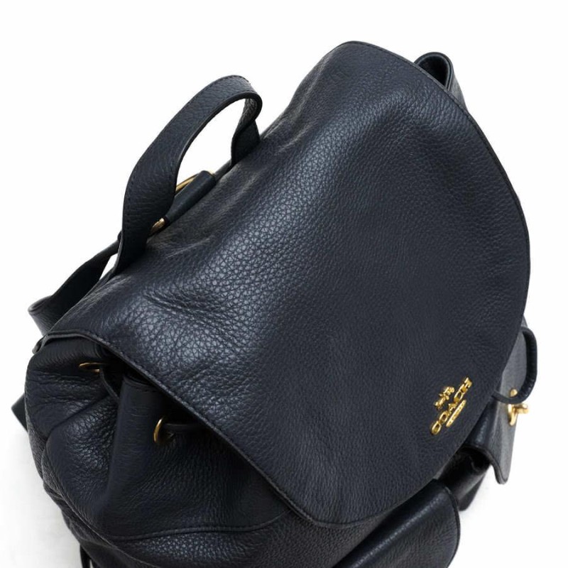 COACH コーチ リュック F29008 Billie Pebbled Leather Backpack