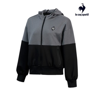 法國公雞牌運動TRAINING連帽外套 女款 黑色 LWQ6266799