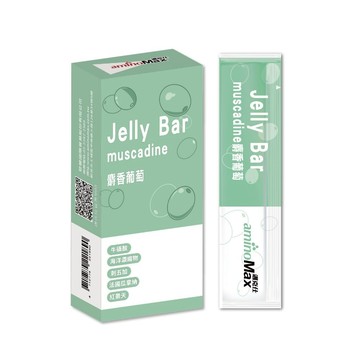 aminoMax Jelly Bar能量晶凍條-麝香葡萄風味 (7條/盒，2盒/組)