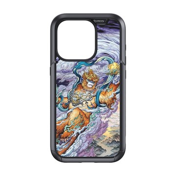 Slimax 膜潮文創 生肖 申猴 x imos 防摔手機殼 膜料包膜獨家款 iPhone 15 / Plus / Pro / Pro Max (SD013)