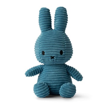 BON TON TOYS Miffy米菲兔ECO燈芯絨填充玩偶-飛行藍 23cm