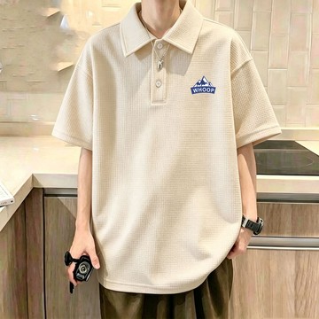 【免運】M-8XL polo衫 男生衣服 polo 有領上衣 polo衫男短袖 oversize 超大尺碼男裝 QL56