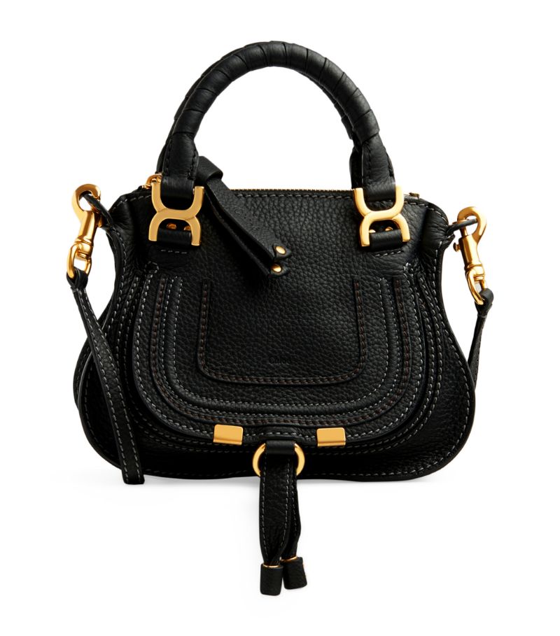 Chloé Mini Leather Marcie Top-Handle Bag