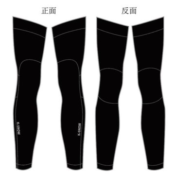新品K-SNOW秋冬加絨騎行腿套立體剪裁