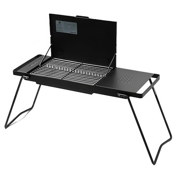 Naturehike 挪客 重山迷你燒烤架 CF014 黑色  展開76 x 25.5 x 52.5cm 收納62 x 25 x 6  1個