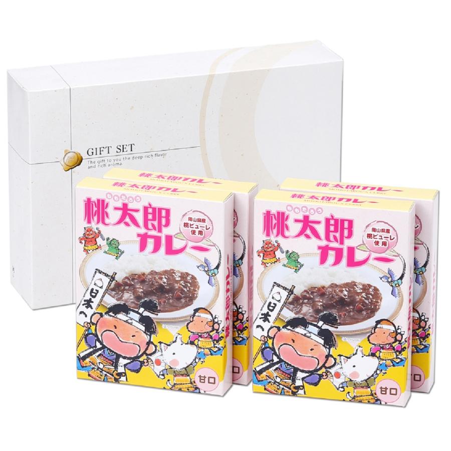 岡山 桃太郎カレー 甘口4箱セット   送料無料 北海道・沖縄・離島は配送不可)