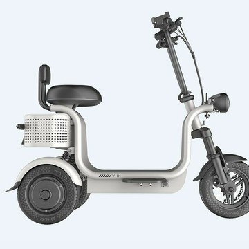 免運 開立發票 電動車 代步車 電動滑板車 折疊電動車 小型電動車  一迪新款電動三輪車小型家用成人老年人親子女士折疊車可