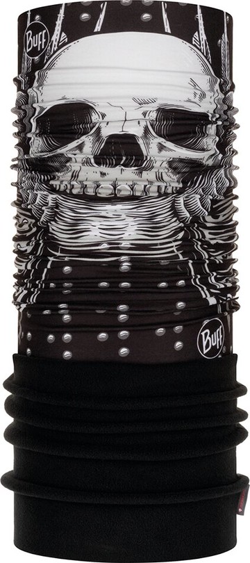 【【蘋果戶外】】BUFF BF120906 西班牙 NEW 魔術頭巾 POLAR【二段式】保暖頭巾 龐克骷髏 PLUS 圍脖