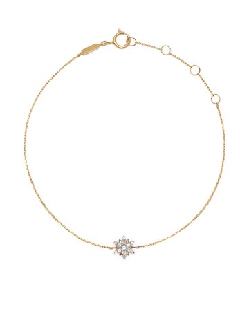 Djula - 18kt yellow gold Sun diamond bracelet - women - Diamond/18kt Yellow Gold - One Size