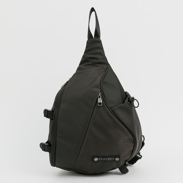 PLAYBOY - 單肩背包 More系列 - 灰色/122-7101-05-7
