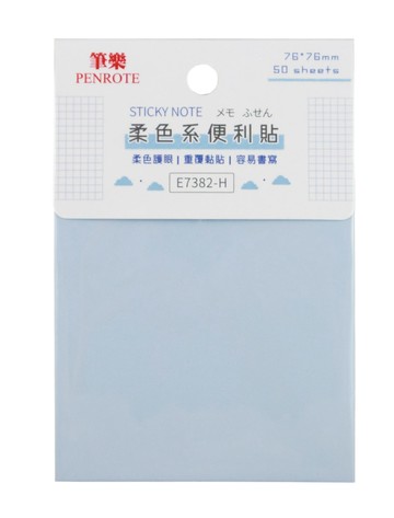 【PENROTE 筆樂】柔色系便利貼 H