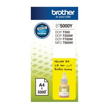 Brother 原廠黃色墨水 BT5000Y 適用 DCP-T300/DCP-T500W/DCP-T700W/MFC-T800W