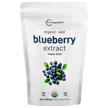 Micro Ingredients, 有機，凍乾藍莓提取物，10 盎司（283 克）