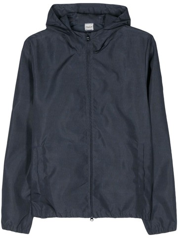 Drumohr - hooded sports jacket - men - Polyester - M - Blue