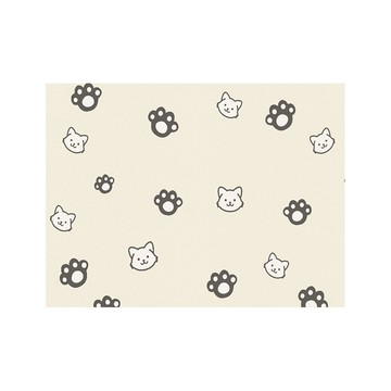 PVC防水寵物地墊  60 x 40cm  萌寵腳印  1個